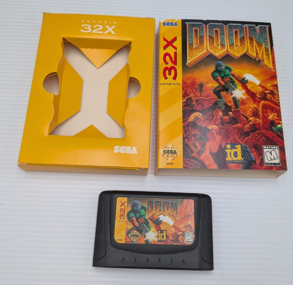 Doom Sega 32X Genesis with Box No Manual